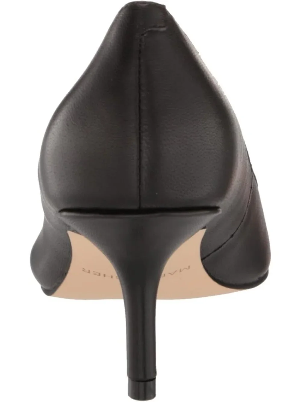 Women's Black Modern Pointed Toe Alola Dress Casual Pumps Pull On Heel Shoes